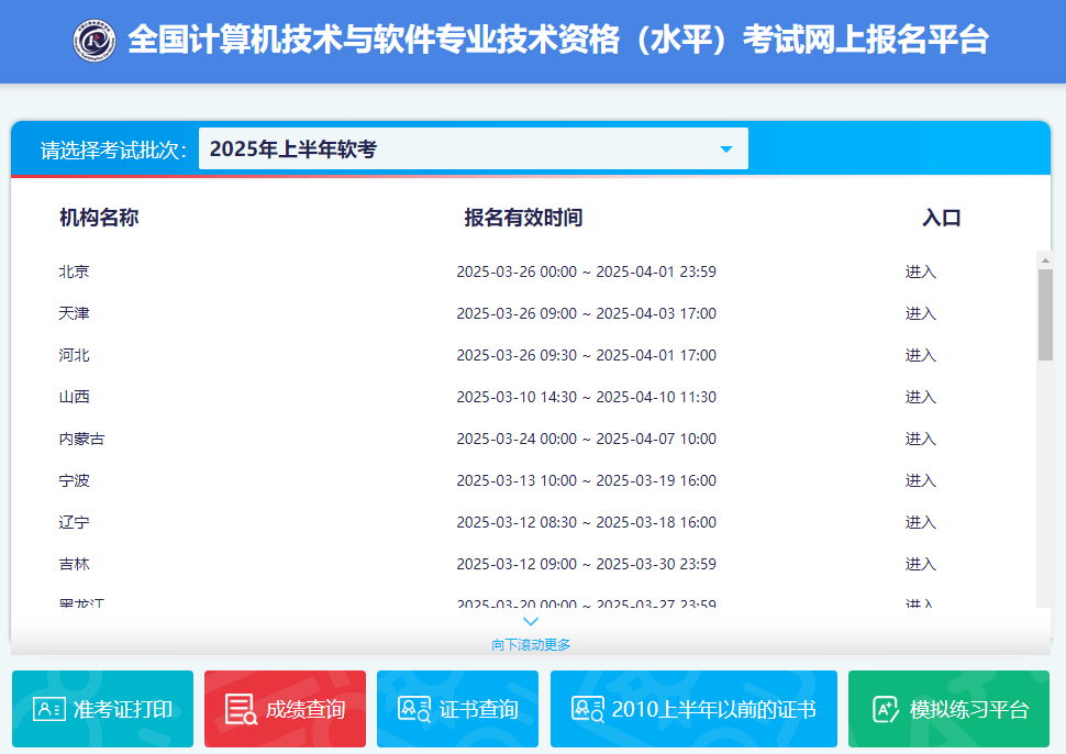 软考报名